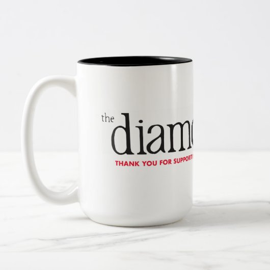 15 oz koffie-Mok Tweekleurige Koffiemok (Links)