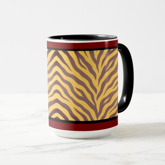 15 OZ. KOFFIE MOK - "ZULU PRINT" (Voorkant rechts)