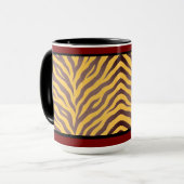 15 OZ. KOFFIE MOK - "ZULU PRINT" (Voorkant links)