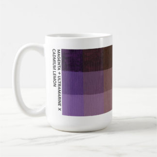 15 oz Magenta + Ultramarijn x Cadmium Citroen Mok