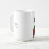 15 oz Mama en Baby Dragon Coffee Mok (Voorkant links)