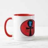 15 oz Minnesota Martian Mok, rood Mok (Links)