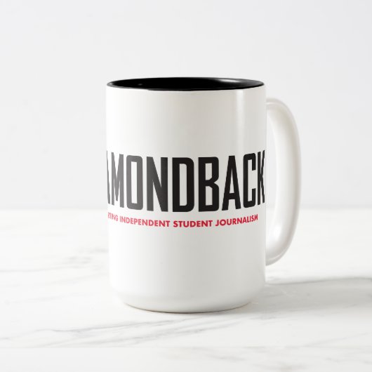 15 oz mok met twee toonkoffie (Voorkant rechts)