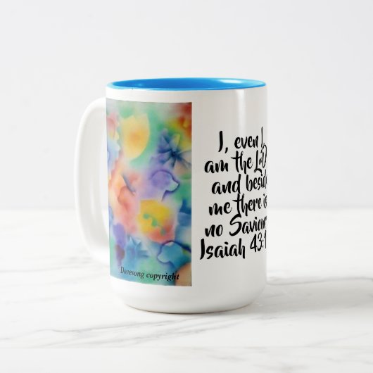 15 oz Mok voor scripts (Voorkant links)