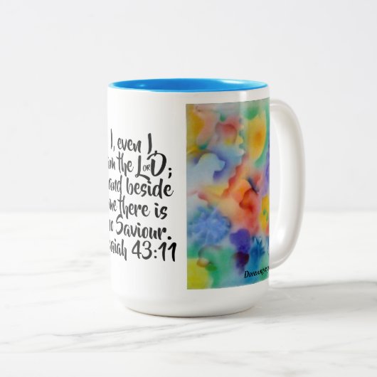 15 oz Mok voor scripts (Voorkant rechts)