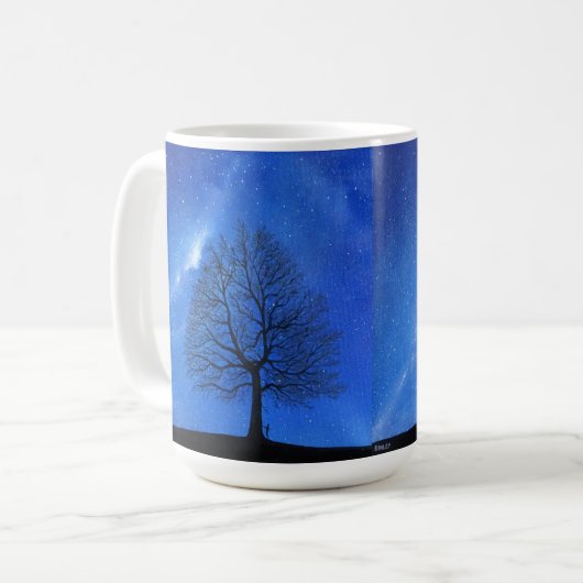 15 oz Mug - "The Heavens Declare" Koffiemok (Voorkant links)