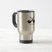 15 oz Pipe Collecting Travel Mug Reisbeker (Voorkant links)