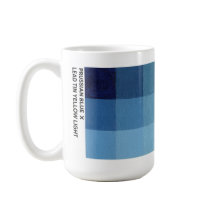 15 oz Pruisisch Blauw x Lood Tin Geel Licht Mok