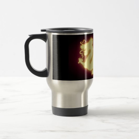 15 oz Reizen/pendelaar Mok CHINEES DRAGON (Links)