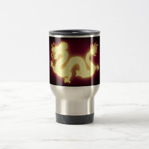 15 oz Reizen/pendelaar Mok CHINEES DRAGON