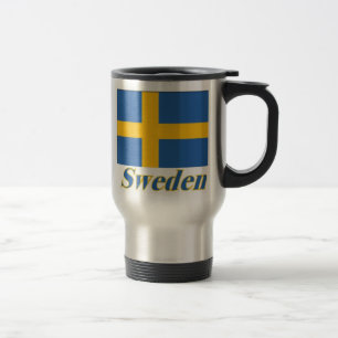 15 oz Stainless Commuter Mok Flag/Zweden
