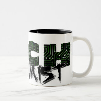 15 Oz. TechStremist-Mok Tweekleurige Koffiemok
