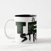 15 Oz. TechStremist-Mok Tweekleurige Koffiemok (Links)