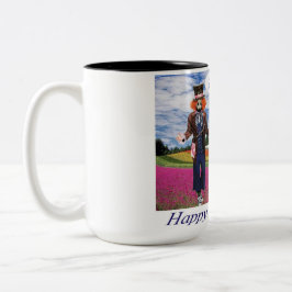 15 oz twee toon mok. Fijn Jubileum. panda/mad Tweekleurige Koffiemok