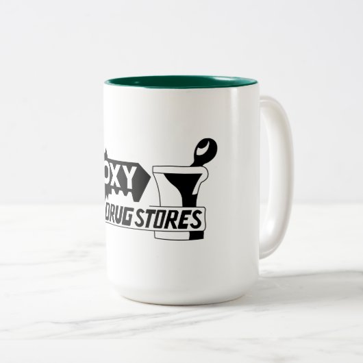 15 oz twee-toon-Mok Tweekleurige Koffiemok (Voorkant rechts)