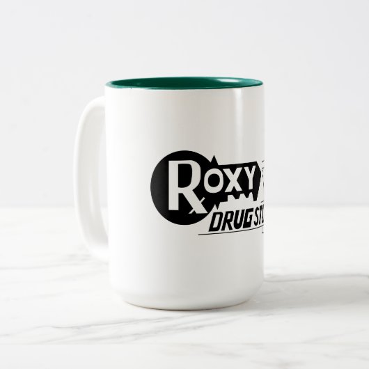 15 oz twee-toon-Mok Tweekleurige Koffiemok (Voorkant links)