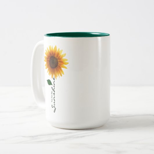 15 oz. Tweetone Mok - je bent mijn zonneschijn (Voorkant links)