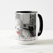 15 oz tweetonige mok. Gelukkige verjaardag. Alpaca Mok (Voorkant rechts)