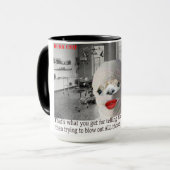 15 oz tweetonige mok. Gelukkige verjaardag. Alpaca Mok (Voorkant links)