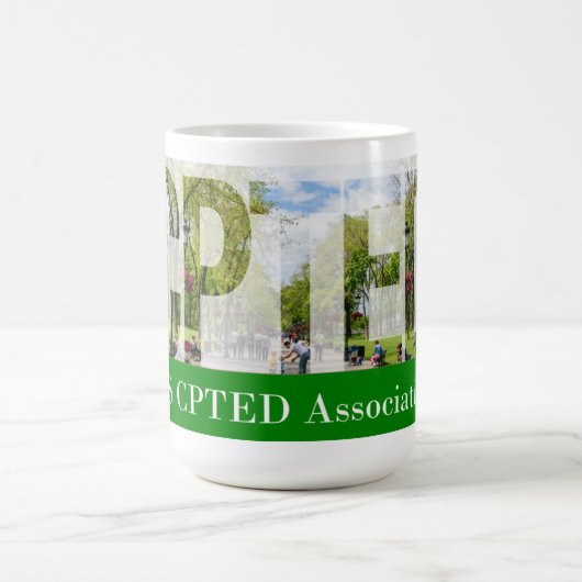 15 oz US CPTED Association Coffee Mok Park (Center)