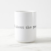 15 oz witte koffie mok inspirerend (Center)