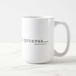 15 oz witte koffie mok inspirerend