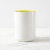15 oz Yellow Accent Mok voor Dagelijkse Sips (Midden)