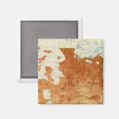 15 Proportie witte bloedverwanten 1890 Magneet (Voorkant / Achterkant)