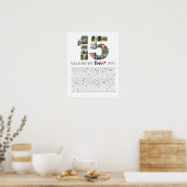 15 Redenen Waarom Ik Van Je Houd Fotocollage Poste Poster (Keuken)