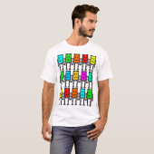 15 Robo telefoons T-shirt (Voorkant volledig)
