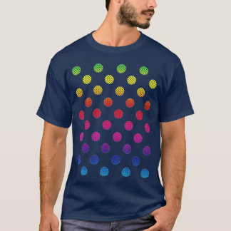 15 september multicolor regenboogpolka do t-shirt