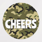 15-set Camouflage Green, Brown, Tan & Black Labels (Design 2)