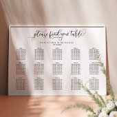 15 Tabellen 120 Gastheer Calligrafie Zitgrafiek Poster