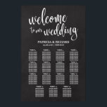 15 Tables Wedding Seating Chart Sign Chalkboard Poster<br><div class="desc">Een roestkleurig zwart stempelbord voor trouwzitjes. Voeg uw eigen achtergrondkleur toe. Neem contact met me op als je een speciaal verzoek hebt.</div>