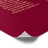 15 Tafel- en goudweddenschappen Poster (Hoek)