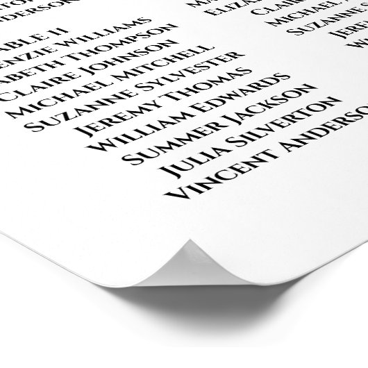 15 Tafel Rode Herfst druppels Weddenschap Poster (Hoek)