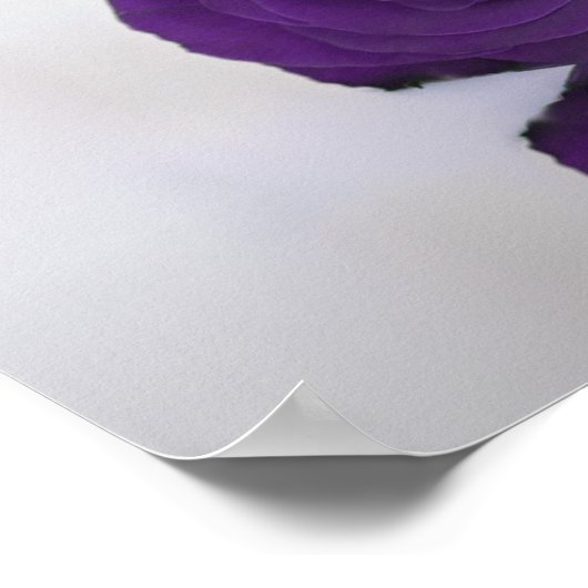 15 Tafel Royal Paars Roos Wedding Seating Chart Poster (Hoek)