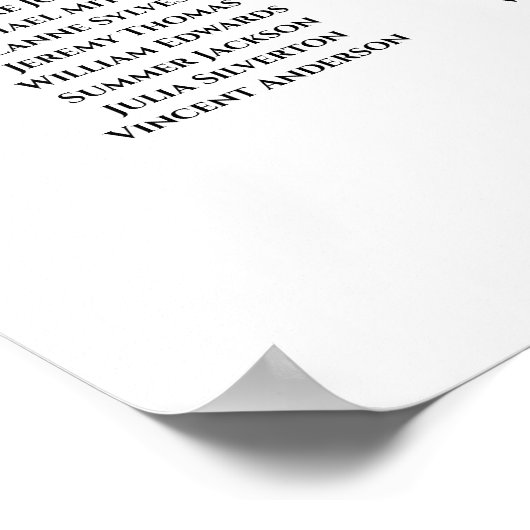 15 Tafel-roze roze rozestabel Poster (Hoek)