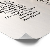 15 Tafels Bruiloft foto zitgrafiek Poster (Hoek)