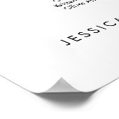 15 Tafels Het zitplan van onze favoriete mensen Poster (Hoek)