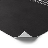 15 Tafels Trouwstoelen Chart Bord Kalkbord Poster (Hoek)
