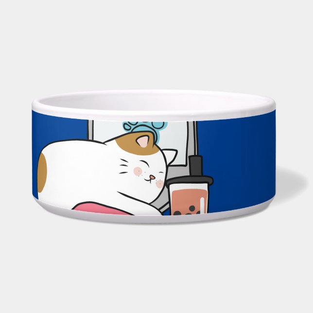 15 uur later Lazy Cat Bowl Voerbakje (Rechts)