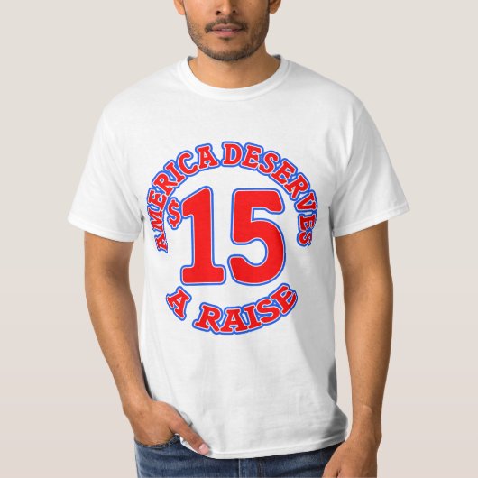 15 UUR Minimumloon T-shirt (Voorkant)