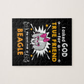 15 Vroeg God ware vriend een Beagle Legpuzzel (Horizontaal)