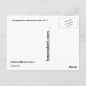 15 watercolor postcards show 2012 briefkaart (Achterkant)