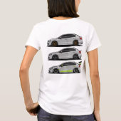 15+ WRX-backprint voor vrouwen + logo T-shirt (Achterkant)