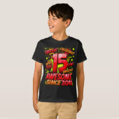 15 Year Old For Boys 15th Birthday Boy 15 Year Old T-shirt (Voorkant volledig)