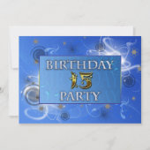 15e Abstracte lichten op uitnodiging van de feestd (Voorkant)