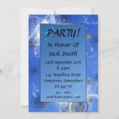 15e Abstracte lichten op uitnodiging van de feestd (Achterkant)