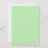 15e bruiloft Jubileum Elegant Script Floral Kaart (Achterkant)